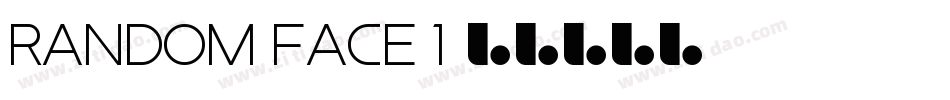 Random Face 1字体转换